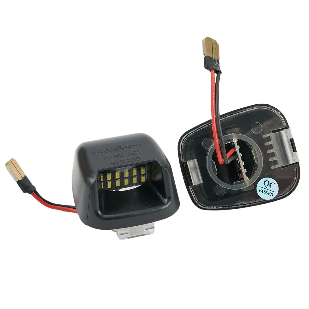 Set of 2 LED License Plate Lights for Nissan D40 Frontier Armada Xterra with 18pcs LED Easy Plug and Play Installation
Set of 2 LED License Plate Lights for Nissan D40 Frontier Armada Xterra with 18pcs LED Easy Plug and Play Installation