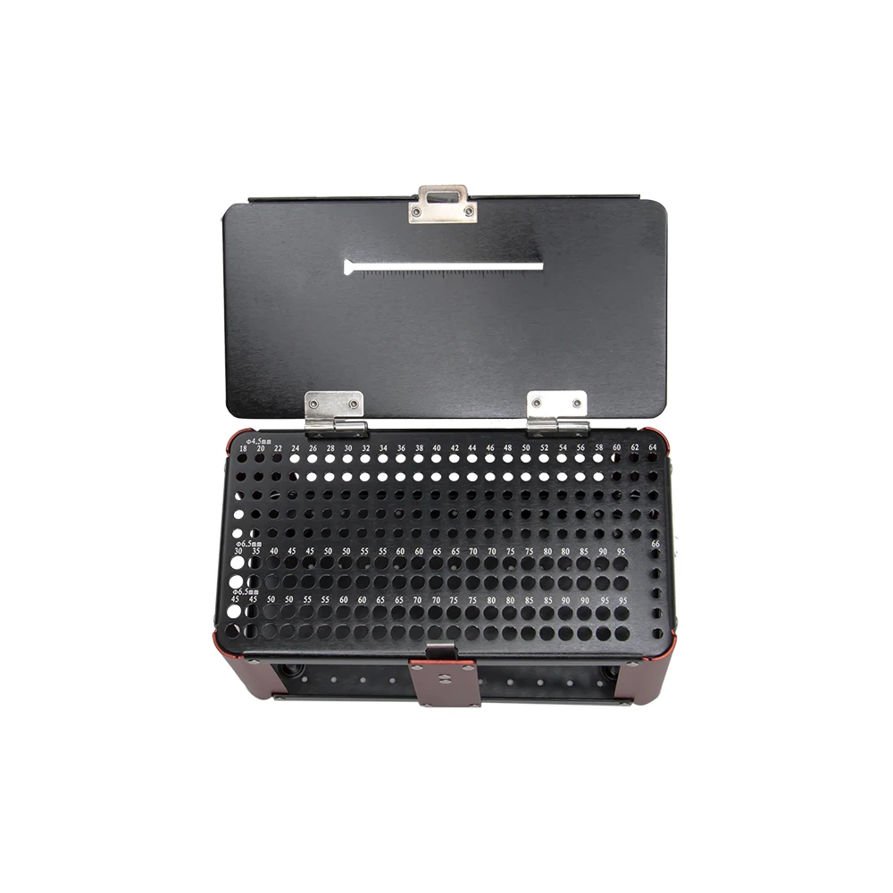 Meditech CE&ISO Orthopedic surgical instrument 4.5/6.5mm Screw Rack-II For screw sterllization Box
Meditech CE&ISO Orthopedic surgical instrument 4.5/6.5mm Screw Rack-II For screw sterllization Box