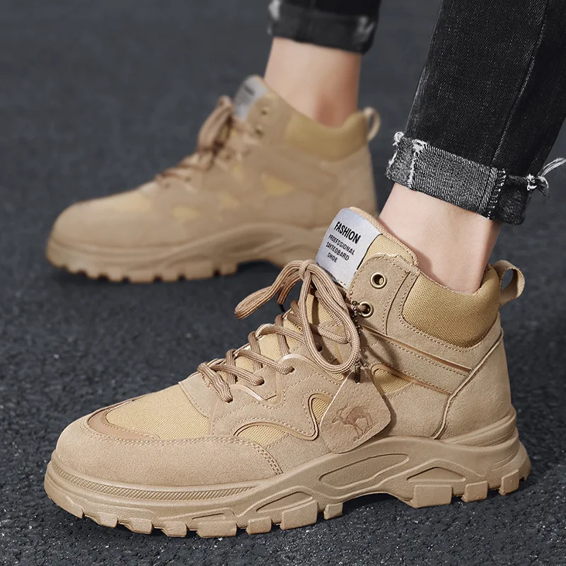 Topvivi Autumn Men Platform Ankle Boots Fashion Boots Male Comfortable Non-slip Work Boots Outdoor Desert Boot Botas Hombre
Topvivi Autumn Men Platform Ankle Boots Fashion Boots Male Comfortable Non-slip Work Boots Outdoor Desert Boot Botas Hombre