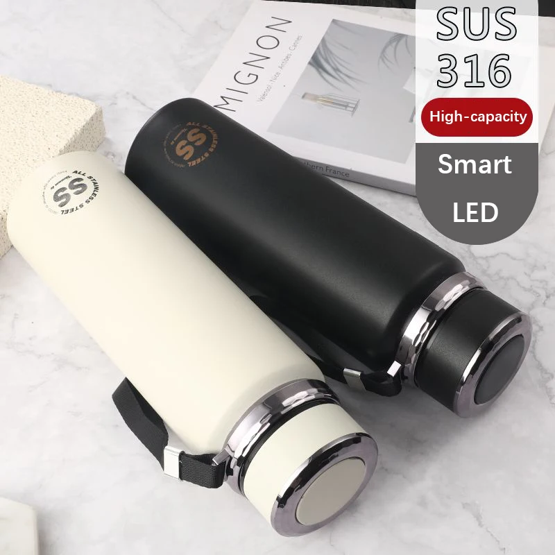 

Thermal Bottle With Led Temperature Termos Thermo Bottles Coffee Themo High-Capacity Thermal Water Bottle 316 Stainless Steel