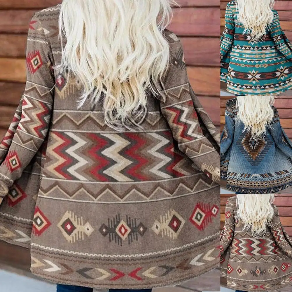 Модное женское пальто, дышащее пальто, удобный длинный зимний женский топ с западным принтом, Свободное пальто
Модное женское пальто, дышащее пальто, удобный длинный зимний женский топ с западным принтом, Свободное пальто