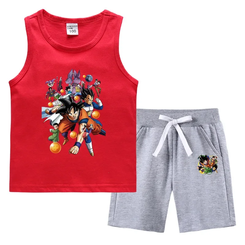 2023 Dragon Ball Children's Summer Dress Vest, Underpants, Sports and Leisure Thin Section Children's Sleeveless Two-piece Suit
2023 Dragon Ball Children's Summer Dress Vest, Underpants, Sports and Leisure Thin Section Children's Sleeveless Two-piece Suit