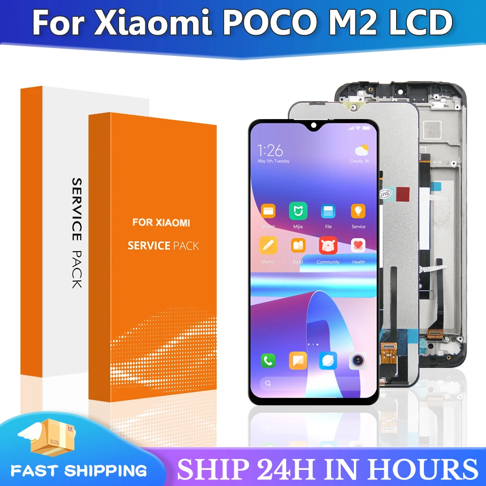 6,53 ''Оригинальный дисплей для Xiaomi Poco M2, ЖК-дисплей, сенсорный экран, дигитайзер в сборе для Xiaomi poco M2, запчасти для ремонта
6,53 ''Оригинальный дисплей для Xiaomi Poco M2, ЖК-дисплей, сенсорный экран, дигитайзер в сборе для Xiaomi poco M2, запчасти для ремонта