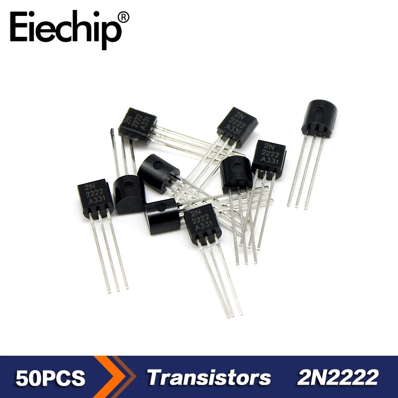 50PCS 2N2222 NPN Transistors 30V 600MA TO-92 Triode New original free shipping
50PCS 2N2222 NPN Transistors 30V 600MA TO-92 Triode New original free shipping
