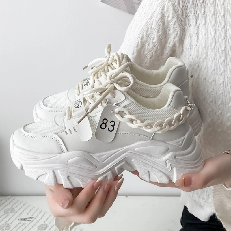 Breathable Platform Shoes Luxury Shoes for Women Chains Designer Women's Shoes Light Leisure Walk Shoes Fashion Women's Sneakers
Breathable Platform Shoes Luxury Shoes for Women Chains Designer Women's Shoes Light Leisure Walk Shoes Fashion Women's Sneakers