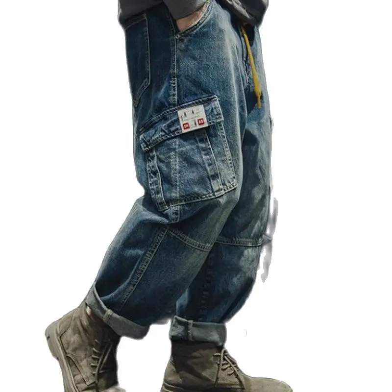 Джинсы-шаровары в стиле хип-хоп, мужские повседневные джинсы, уличная одежда, джоггеры, Свободные мешковатые брюки
Джинсы-шаровары в стиле хип-хоп, мужские повседневные джинсы, уличная одежда, джоггеры, Свободные мешковатые брюки