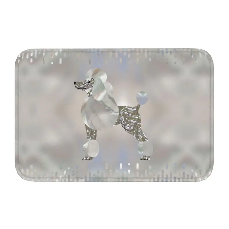 Luxury Pearl And Abalone Poodle Dog Doormat Anti-Slip Bath Kitchen Mat Balcony Door Floor Living Room Entrance Carpet Rug
Luxury Pearl And Abalone Poodle Dog Doormat Anti-Slip Bath Kitchen Mat Balcony Door Floor Living Room Entrance Carpet Rug
