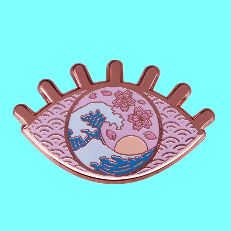 Japanese Aesthetic Sunset Eye Brooch Kanagawa Surf Inside Metal Enamel Badge Simple Art Fashion Lapel Pin Jewelry Accessory Gift
Japanese Aesthetic Sunset Eye Brooch Kanagawa Surf Inside Metal Enamel Badge Simple Art Fashion Lapel Pin Jewelry Accessory Gift