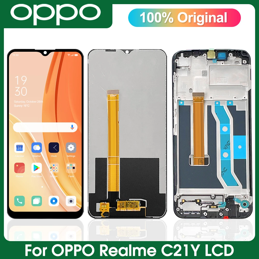 Оригинальный дисплей 6,5 дюйма для Oppo Realme C21Y, детали для замены для Oppo Realme C21Y RMX3261, RMX3263, ЖК-экран
Оригинальный дисплей 6,5 дюйма для Oppo Realme C21Y, детали для замены для Oppo Realme C21Y RMX3261, RMX3263, ЖК-экран