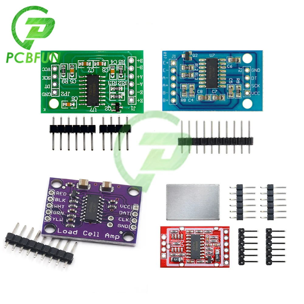 HX711 Weighing Sensor Dual-Channel 24 Bit Precision A/D Conversion Adapter Module Load Cell Weight Pressure Sensors
HX711 Weighing Sensor Dual-Channel 24 Bit Precision A/D Conversion Adapter Module Load Cell Weight Pressure Sensors