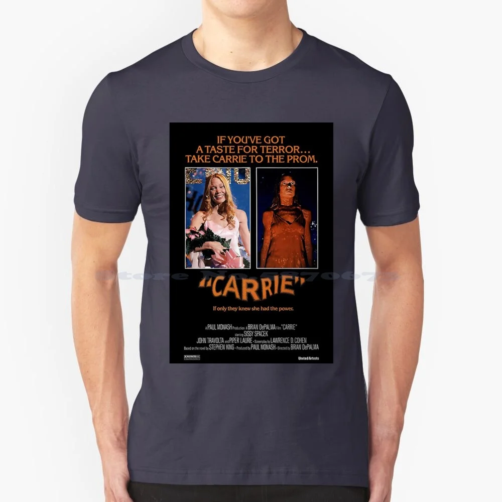 Футболка Carrie из 100% хлопка Классическая винтажная футболка в стиле 1950-х и 1920-х