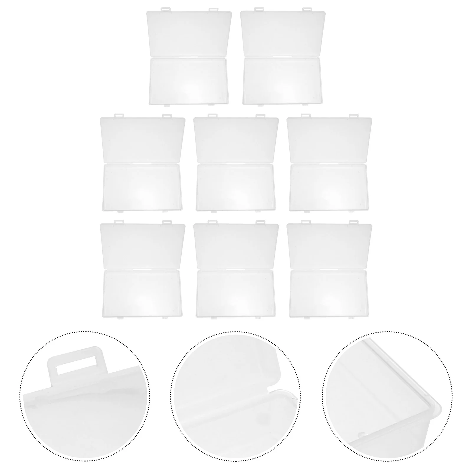 8 Pcs Photo Storage Box Postcards Containers Cases Photos Framed Pictures Plastic Travel Clear Business Holder
8 Pcs Photo Storage Box Postcards Containers Cases Photos Framed Pictures Plastic Travel Clear Business Holder