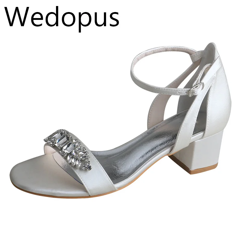 Wedopus Womens Seller Chunky Heel Sandals Ivory Bridal Wedding Shoes Diamond Applique
Wedopus Womens Seller Chunky Heel Sandals Ivory Bridal Wedding Shoes Diamond Applique