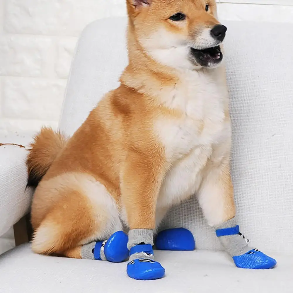4Pcs/Set Outdoor Indoor Anti-slip Silicone Sole Pet Dog Puppy Cat Boots Socks Accessories
4Pcs/Set Outdoor Indoor Anti-slip Silicone Sole Pet Dog Puppy Cat Boots Socks Accessories