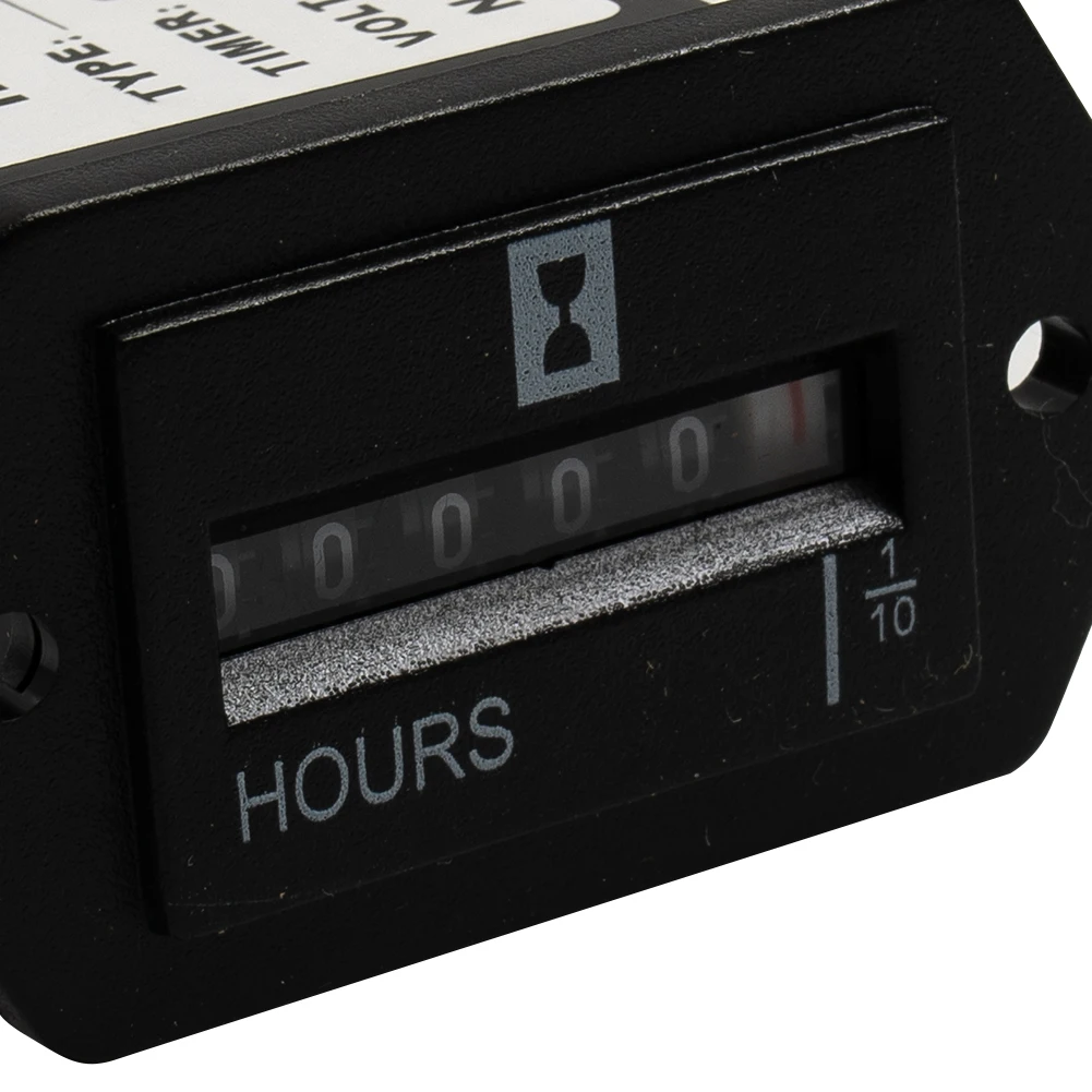 Durable Hour Meter Chronograph Parts 1pcs 6V-80V DC Dash Panels For Diesel Gasoline HM002 Mechanical Replacement
Durable Hour Meter Chronograph Parts 1pcs 6V-80V DC Dash Panels For Diesel Gasoline HM002 Mechanical Replacement
