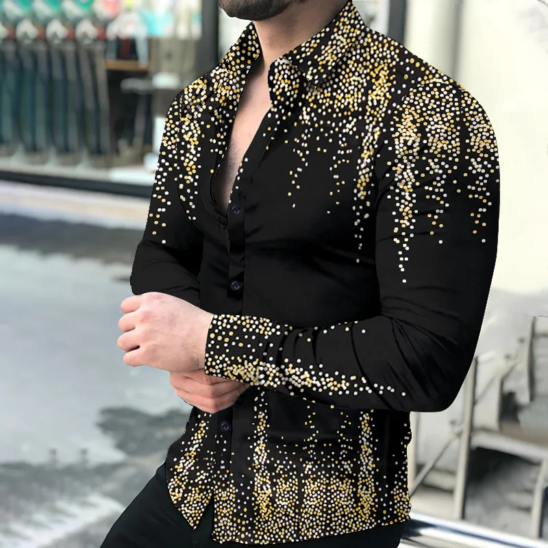 New Autumn/Winter stretch lapel men's long-sleeved Business Casual shirt with vertical zipper pattern
New Autumn/Winter stretch lapel men's long-sleeved Business Casual shirt with vertical zipper pattern