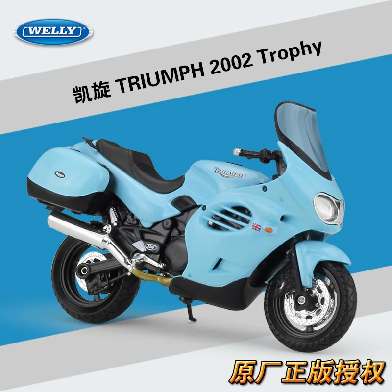WELLY 1/18 Scale Motorbike Model Toys 2002 Triumph TROPHY Diecast Metal Motorcycle Model Toy For Gift,Children,Collection
WELLY 1/18 Scale Motorbike Model Toys 2002 Triumph TROPHY Diecast Metal Motorcycle Model Toy For Gift,Children,Collection