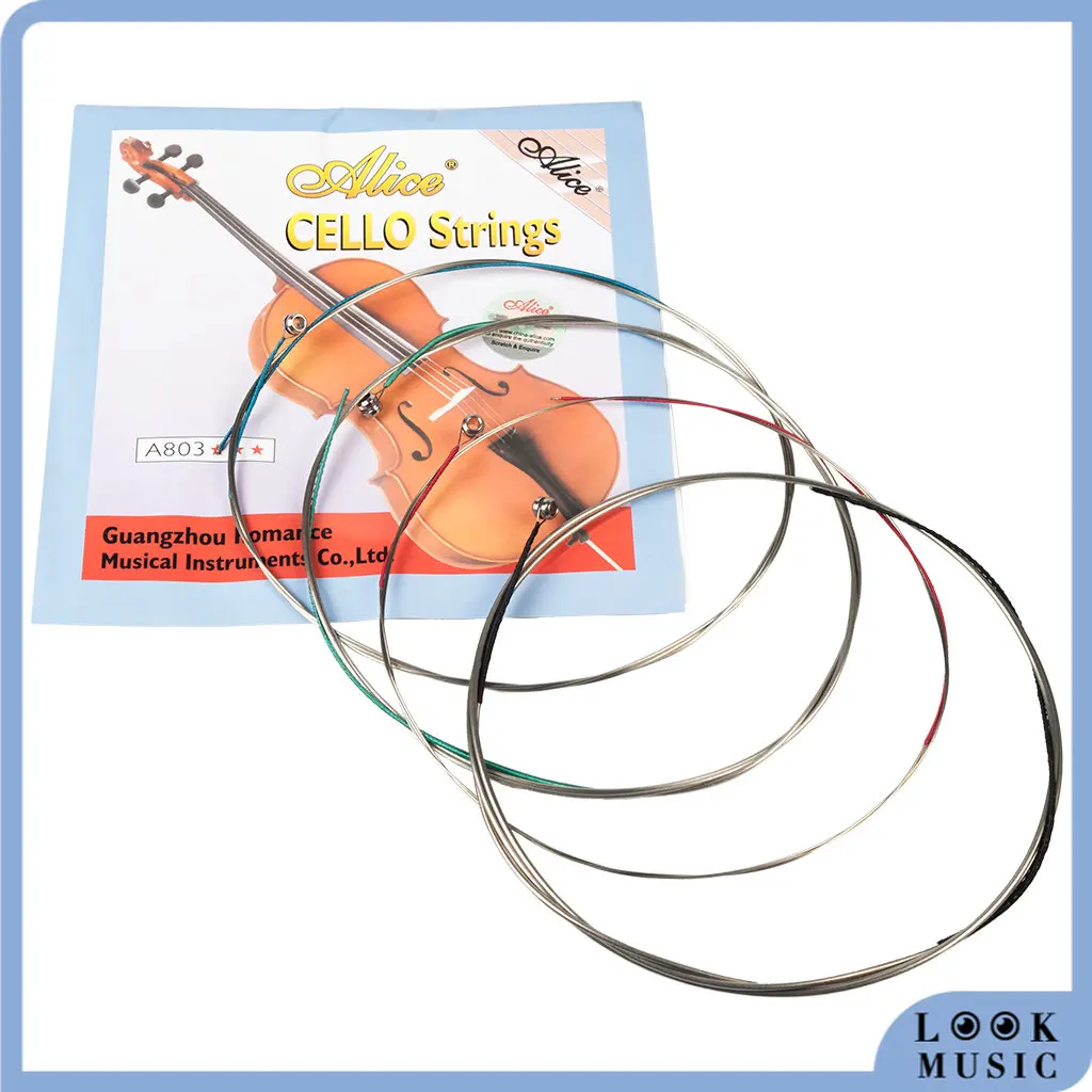 

Набор 4/4 струн для виолончели ask A803, A/D/G/C, со стальным сердечником, с никелированными шариками и концами из сплава