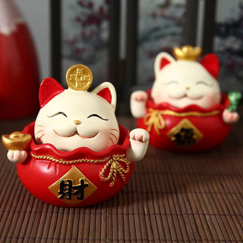 Feng Shui Cute Maneki Neko Figure Lucky Fortune Cat Ornaments for Home Craft Gift Office Christmas Decoration Accessiores
Feng Shui Cute Maneki Neko Figure Lucky Fortune Cat Ornaments for Home Craft Gift Office Christmas Decoration Accessiores