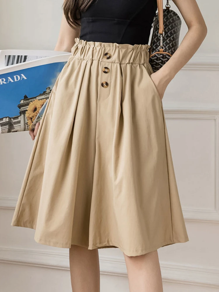 Five-point Wide-leg Pants Women's Summer Clothing 2022 New Korean Fashion Loose Pants Skirt High Waisted Pants Casual Shorts
Five-point Wide-leg Pants Women's Summer Clothing 2022 New Korean Fashion Loose Pants Skirt High Waisted Pants Casual Shorts