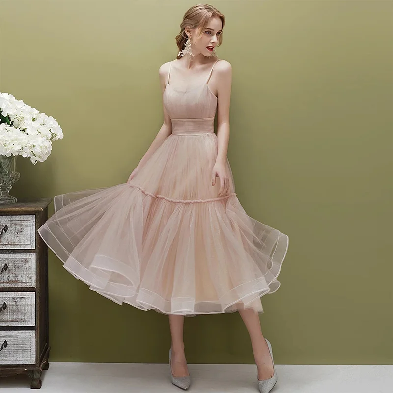 Pleated Scoop Neck Sleeveless Open Back Tea Long Womens Party Evening Dress Elegant Fashion Casual Sexy A-line Vestidos De Noche
Pleated Scoop Neck Sleeveless Open Back Tea Long Womens Party Evening Dress Elegant Fashion Casual Sexy A-line Vestidos De Noche
