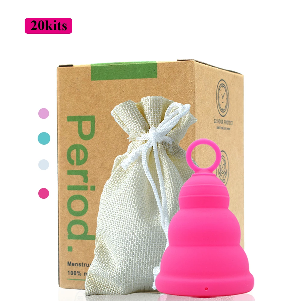 Timkdle 20kits Collapsible Silicone Menstrual Cup 4 Colors Feminine Hygiene Period Product Copa Menstrual менструальная чаша
Timkdle 20kits Collapsible Silicone Menstrual Cup 4 Colors Feminine Hygiene Period Product Copa Menstrual менструальная чаша