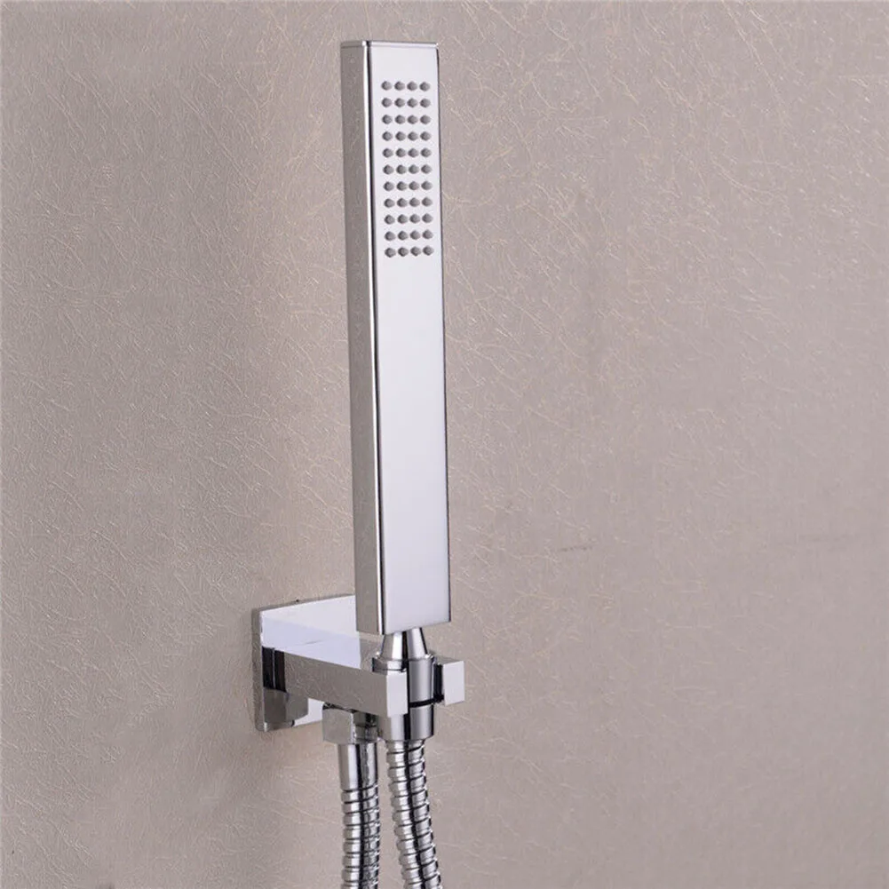None Shower Holder Handheld Hose Shower Head Set Shower Holder Shower Hose Silver Square Stainless Wall Bracket
None Shower Holder Handheld Hose Shower Head Set Shower Holder Shower Hose Silver Square Stainless Wall Bracket