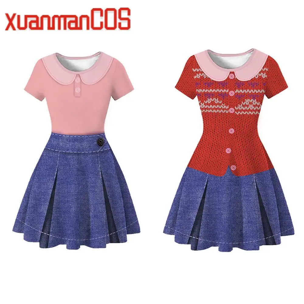 Kids Children Turning cos Red Mei Cosplay Costume T-Shirt And Short Outfits Halloween Carnival Girls Dress
Kids Children Turning cos Red Mei Cosplay Costume T-Shirt And Short Outfits Halloween Carnival Girls Dress