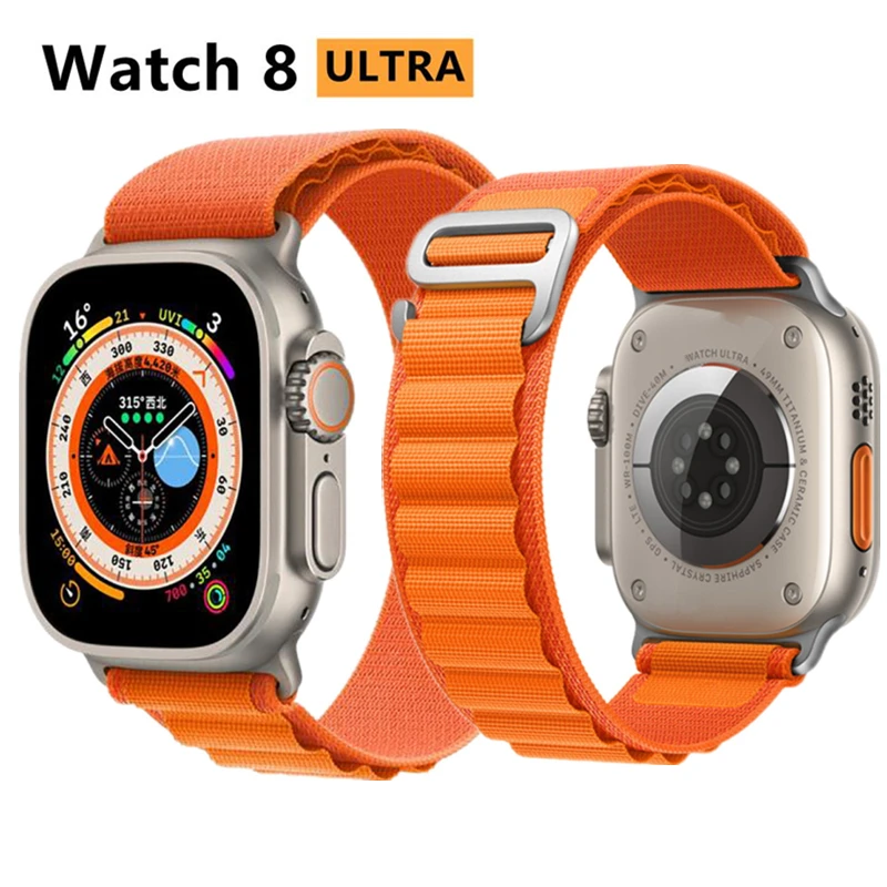 2023 Smart Watch Ultra 8 NFC GPS Track 49mm Men Women Smartwatch Series 8 Thermometer BluetoothCall Waterproof Sports For Apple
2023 Smart Watch Ultra 8 NFC GPS Track 49mm Men Women Smartwatch Series 8 Thermometer BluetoothCall Waterproof Sports For Apple