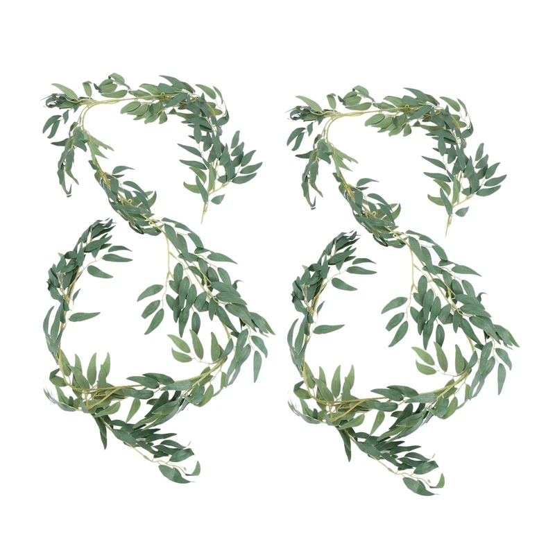 2Pcs 1.8M Artificial Fake Eucalyptus Willow Leaves Green Plants DIY Decor Flowers Plant Leaf Simulation Rattan Green
2Pcs 1.8M Artificial Fake Eucalyptus Willow Leaves Green Plants DIY Decor Flowers Plant Leaf Simulation Rattan Green