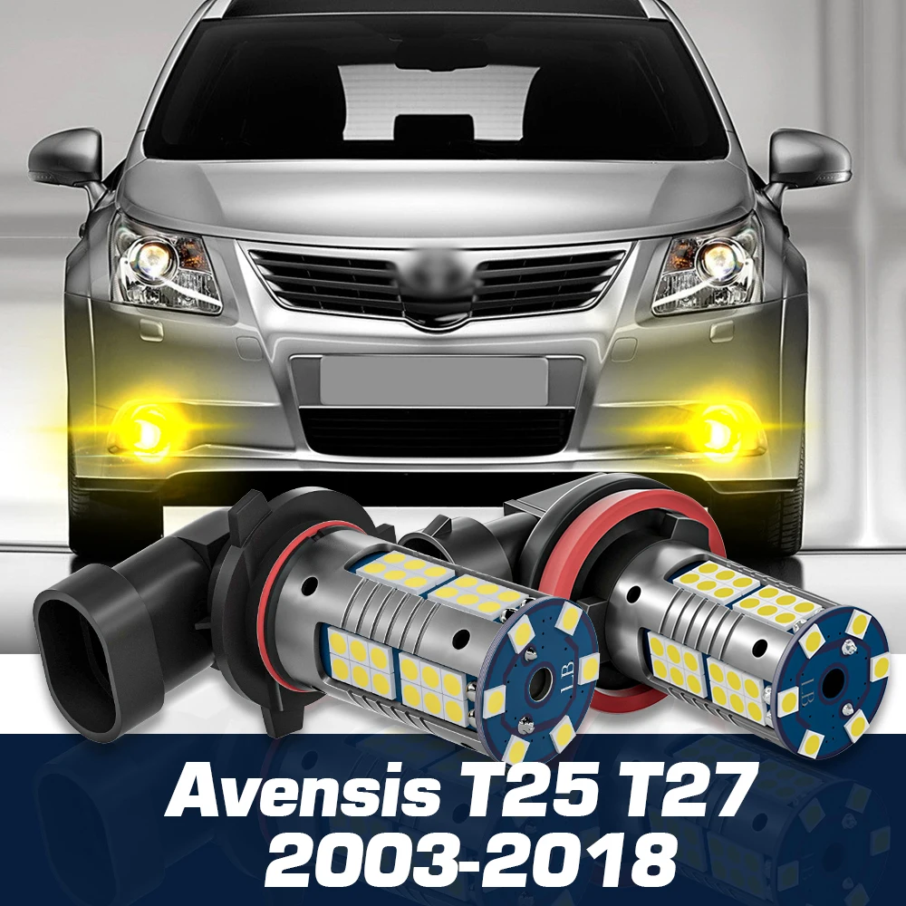 2pcs LED Fog Light Canbus Accessories For Toyota Avensis T25 T27 2003-2018 2004 2008 2009 2010 2011 2012 2013 2014 2015 2016
2pcs LED Fog Light Canbus Accessories For Toyota Avensis T25 T27 2003-2018 2004 2008 2009 2010 2011 2012 2013 2014 2015 2016