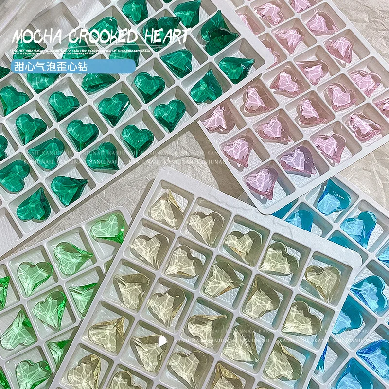 10pcs K912x13 Marine Ripple Hearts Crystal Pointy Nail Rhinestones Ice Transparent Sweety Crooked Heart Nail Glasss Gems Stones
10pcs K912x13 Marine Ripple Hearts Crystal Pointy Nail Rhinestones Ice Transparent Sweety Crooked Heart Nail Glasss Gems Stones