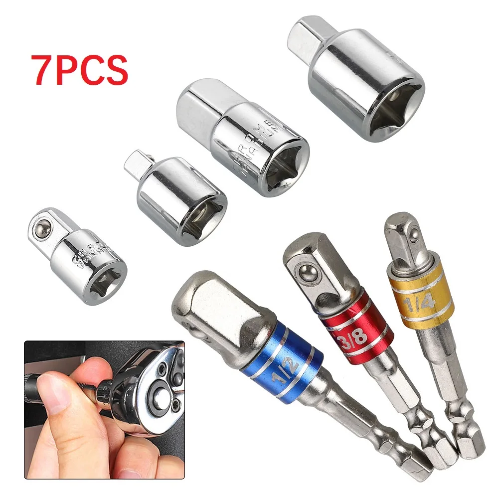 Cordless Screwdriver Socket Kit 3pcs Colored Steel Ball Post 4pcs Silver Socket Adapter For Wrenches Push Handles Toggles
Cordless Screwdriver Socket Kit 3pcs Colored Steel Ball Post 4pcs Silver Socket Adapter For Wrenches Push Handles Toggles
