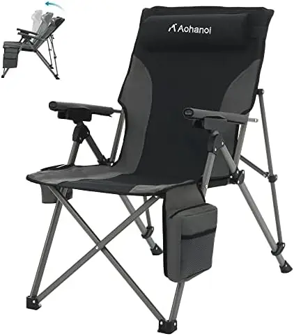 Chairs, Camping Chairs for Heavy People, Outdoor Folding Chairs with Adjustable Angled Backrest, Lawn Chairs Folding Supports up
Chairs, Camping Chairs for Heavy People, Outdoor Folding Chairs with Adjustable Angled Backrest, Lawn Chairs Folding Supports up