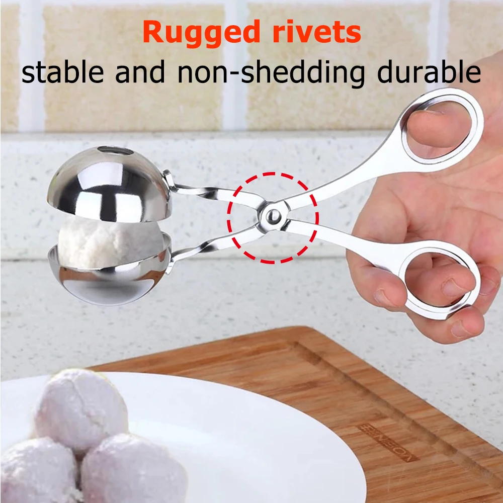 Meatball Maker Tool Clip Newbie Non Stick Stuffed Meat Ball Spoon Shaper Cooking Scoop Stainless Steel Kitchen Accessories
Meatball Maker Tool Clip Newbie Non Stick Stuffed Meat Ball Spoon Shaper Cooking Scoop Stainless Steel Kitchen Accessories