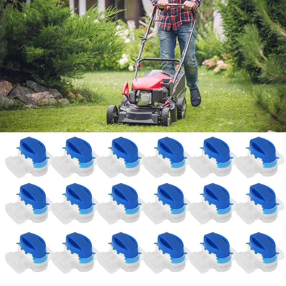 Clips Connection Terminals 20 Pcs 3 Holes 314 Terminal Blocks Blue Cable Clamp Set Clip Set Lawn Mower Accessories
Clips Connection Terminals 20 Pcs 3 Holes 314 Terminal Blocks Blue Cable Clamp Set Clip Set Lawn Mower Accessories