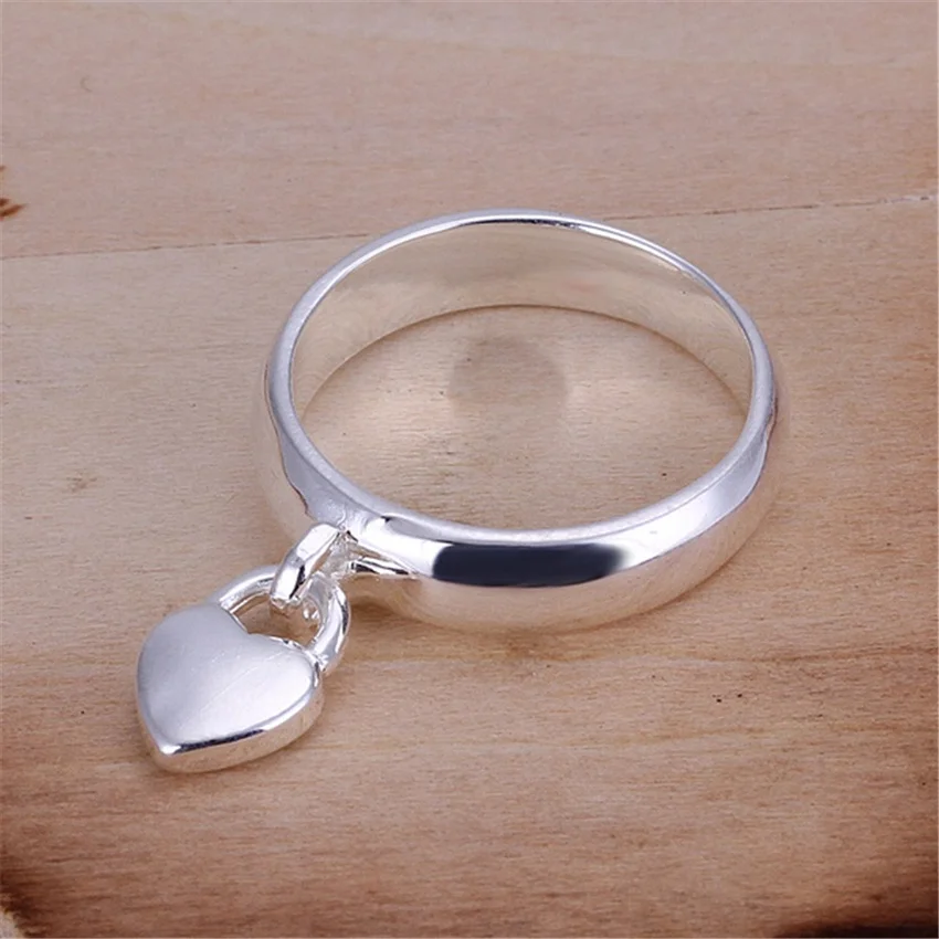 2022 New Luxury Wholesale Jewelry Silver Color Color Heart Lock Ring Charms Fashion for Women Wedding Engagement Ring Hot Gift
2022 New Luxury Wholesale Jewelry Silver Color Color Heart Lock Ring Charms Fashion for Women Wedding Engagement Ring Hot Gift