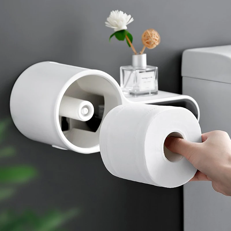 Free Punching Tissue Box Toilet Paper Holder Plastic Storage Toilet Waterproof
Free Punching Tissue Box Toilet Paper Holder Plastic Storage Toilet Waterproof
