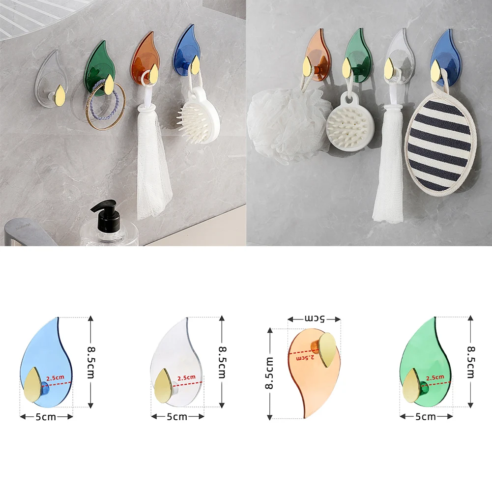 1pcs Water Drop Shape Punch-free Traceless Wall Hanging Hook Kitchen Self-adhesive Wall-mounted Sticky Hook Bathroom Organizer
1pcs Water Drop Shape Punch-free Traceless Wall Hanging Hook Kitchen Self-adhesive Wall-mounted Sticky Hook Bathroom Organizer