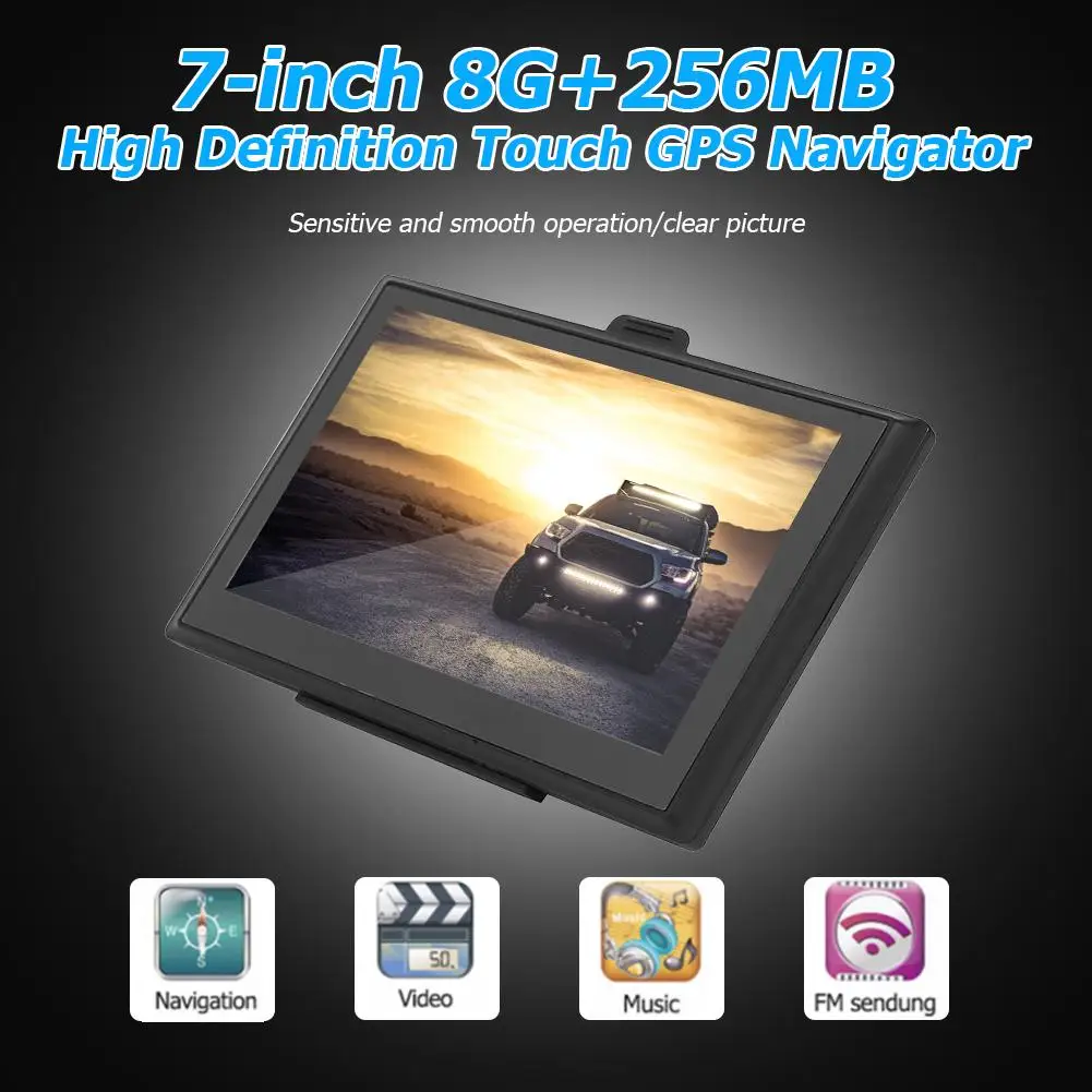 7-дюймовый автомобильный GPS-навигатор 2019 карта FM-передатчик навигатор для грузовика автобуса установите последнюю точную информацию Map2019 
7-дюймовый автомобильный GPS-навигатор 2019 карта FM-передатчик навигатор для грузовика автобуса установите последнюю точную информацию Map2019