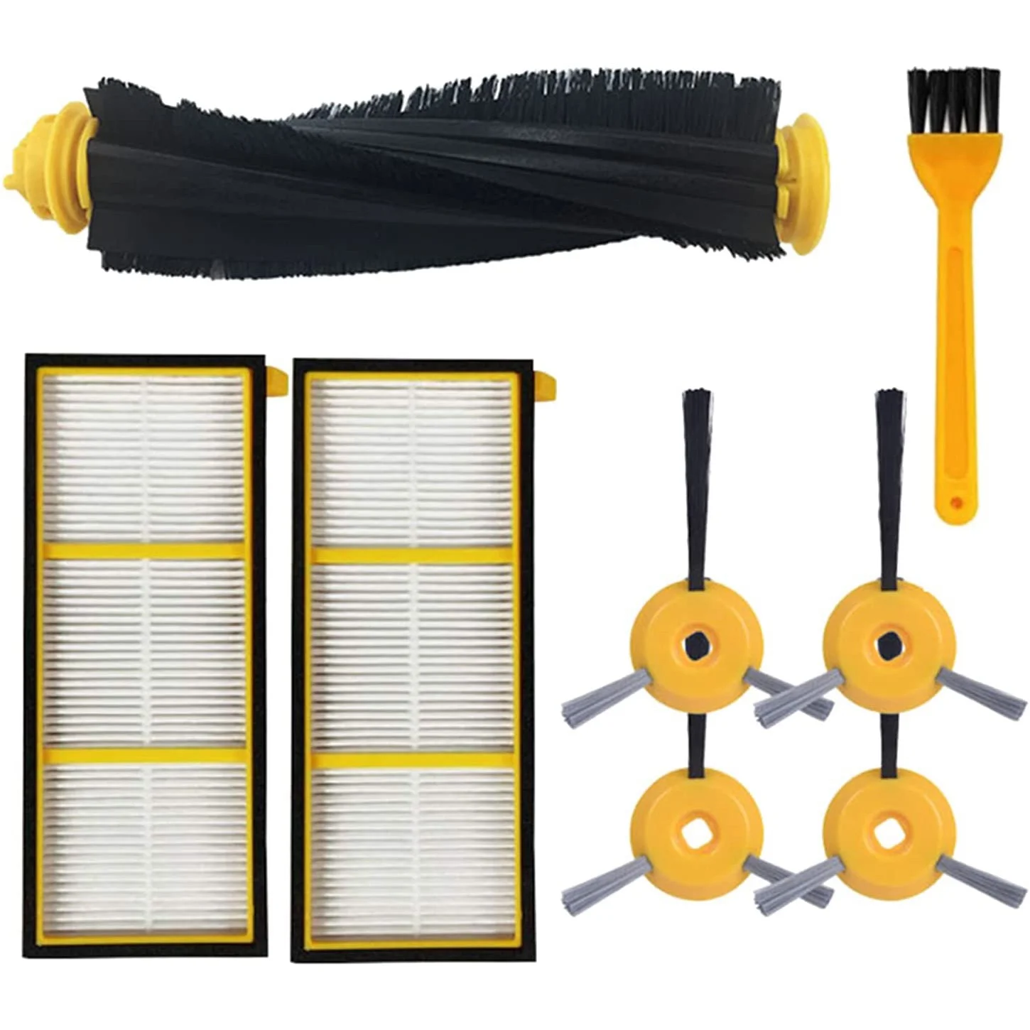 Brush Accessories Kit Set Compatible for Shark RV700/RV720/RV750/ RV750C/RV755 Cleaner Robot Sweeper Replacement
Brush Accessories Kit Set Compatible for Shark RV700/RV720/RV750/ RV750C/RV755 Cleaner Robot Sweeper Replacement