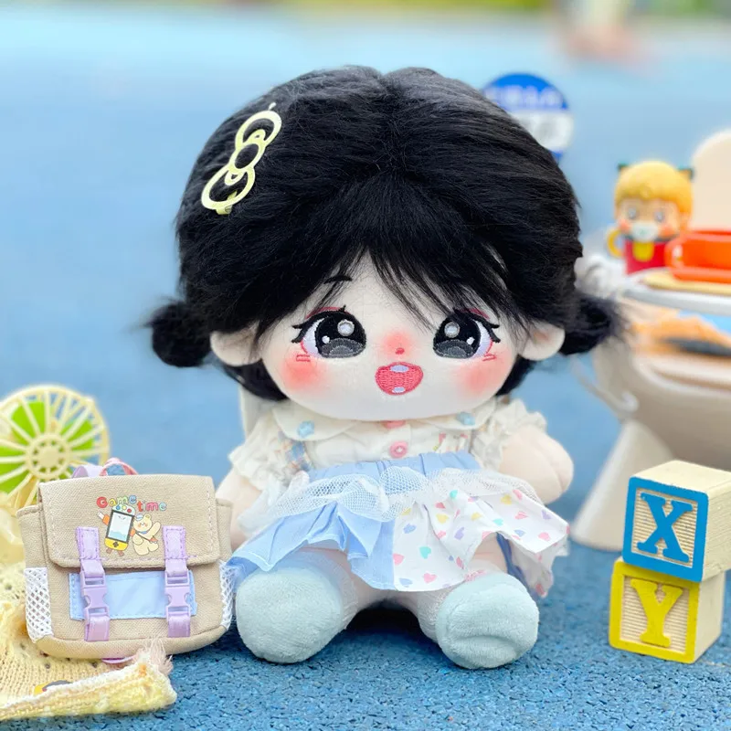 Black hair girl Doll Clothes Plush 20cm Idol Doll Clothes Stray Kids Stuffed Animal cotton Cartoon overcoat suit Toys Gift 
Black hair girl Doll Clothes Plush 20cm Idol Doll Clothes Stray Kids Stuffed Animal cotton Cartoon overcoat suit Toys Gift