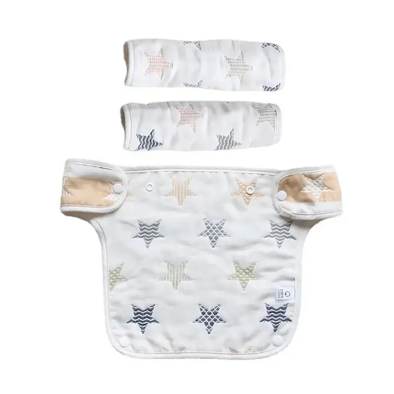 

Baby Feeding Bib Baby Drool Bibs Teething Bibs Cloths Adjustable Washable Unisex Burp Cloths With 6 Absorbent Soft Layers For