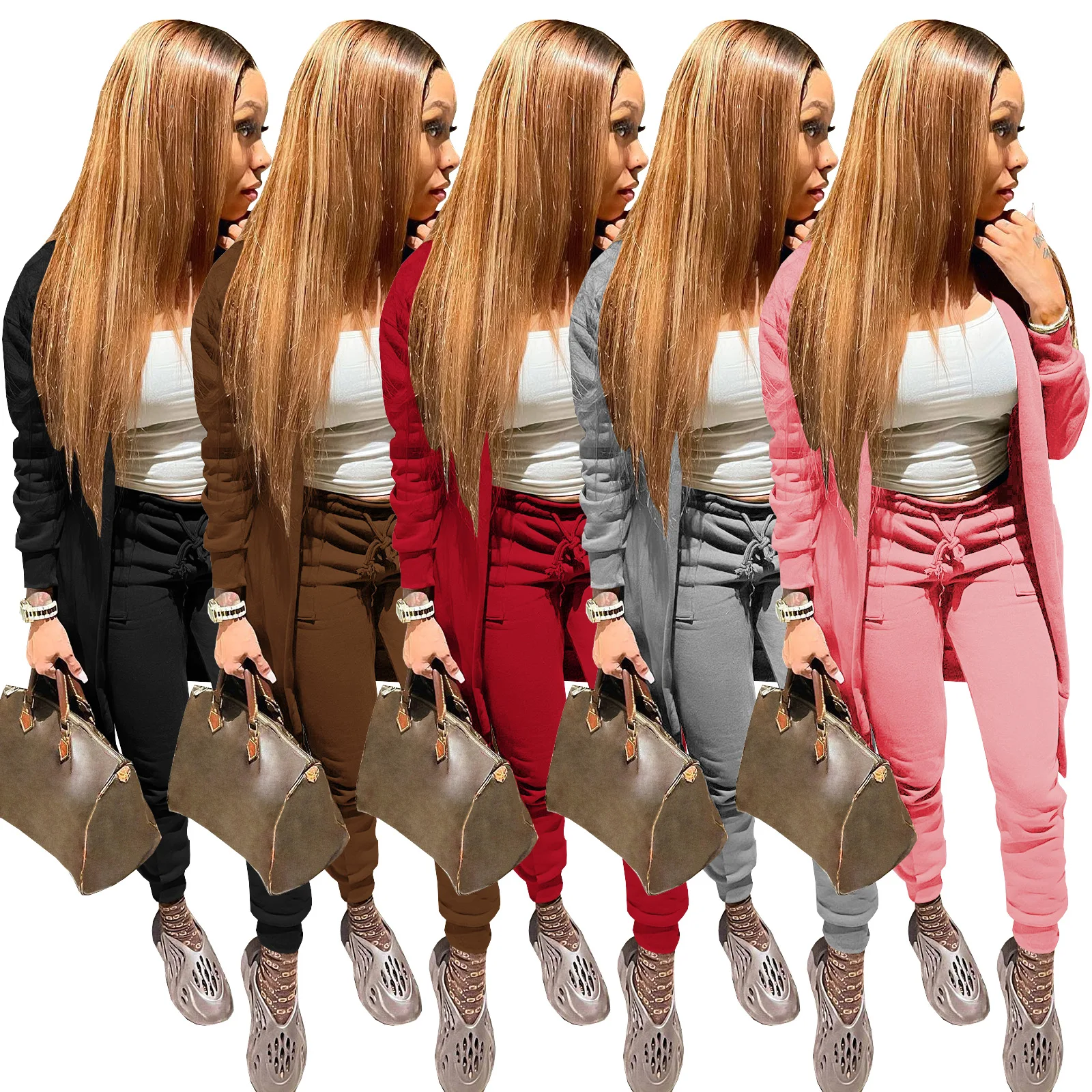 Cardigan Overcoat & Trousers Pant Two Piece Set Women Autumn Winter Fashion Long Sleeve Keep Warm Plush Clothes Coat Outfits
Cardigan Overcoat & Trousers Pant Two Piece Set Women Autumn Winter Fashion Long Sleeve Keep Warm Plush Clothes Coat Outfits