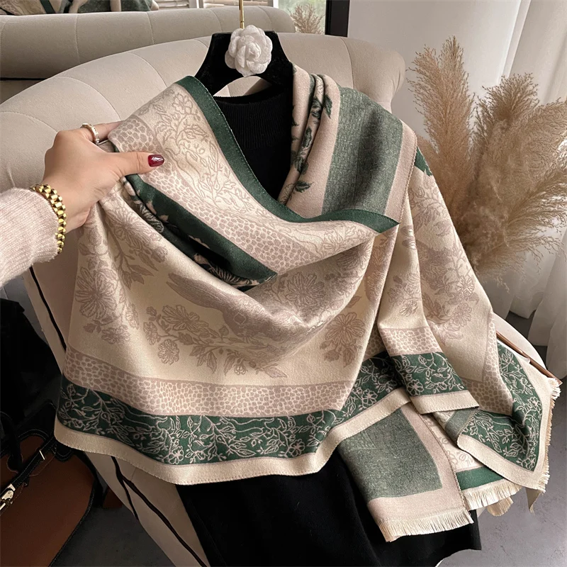 Luxury Brand Scarf for Women Cashmere Winter Poncho Shawl Wraps Blanket Bufanda Female Thick Warm Pashmina Print Scarves Echarpe
Luxury Brand Scarf for Women Cashmere Winter Poncho Shawl Wraps Blanket Bufanda Female Thick Warm Pashmina Print Scarves Echarpe