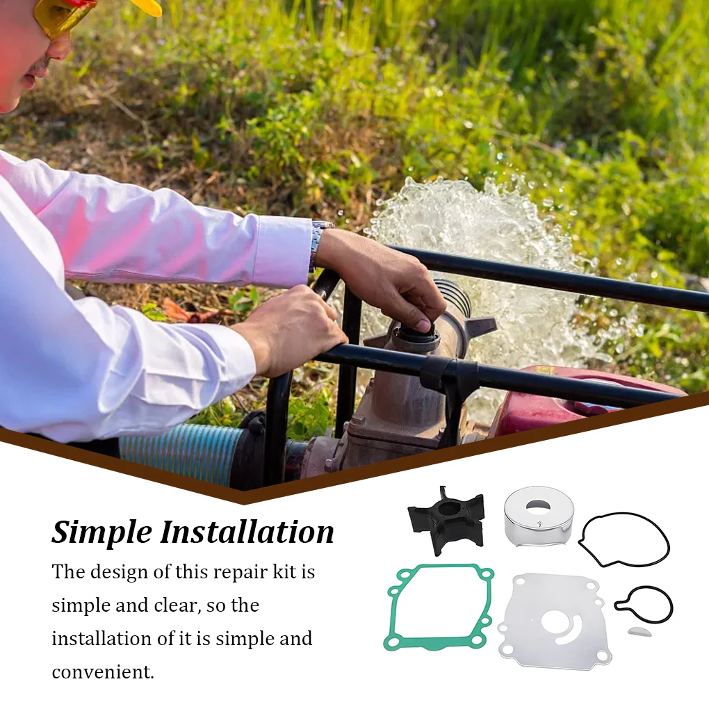 Water Pump Impeller Simple Installation Repair Kit Small Outboards Boat Engine Part Boats Accessories Accessory
Water Pump Impeller Simple Installation Repair Kit Small Outboards Boat Engine Part Boats Accessories Accessory