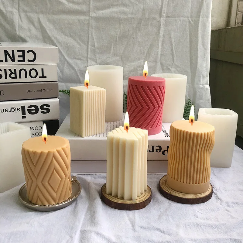 New Geometric Cylindrical Rectangular Scented Candle Silicone Mold DIY Handmade Baking Plaster Soap Mould Ornaments Grinder
New Geometric Cylindrical Rectangular Scented Candle Silicone Mold DIY Handmade Baking Plaster Soap Mould Ornaments Grinder