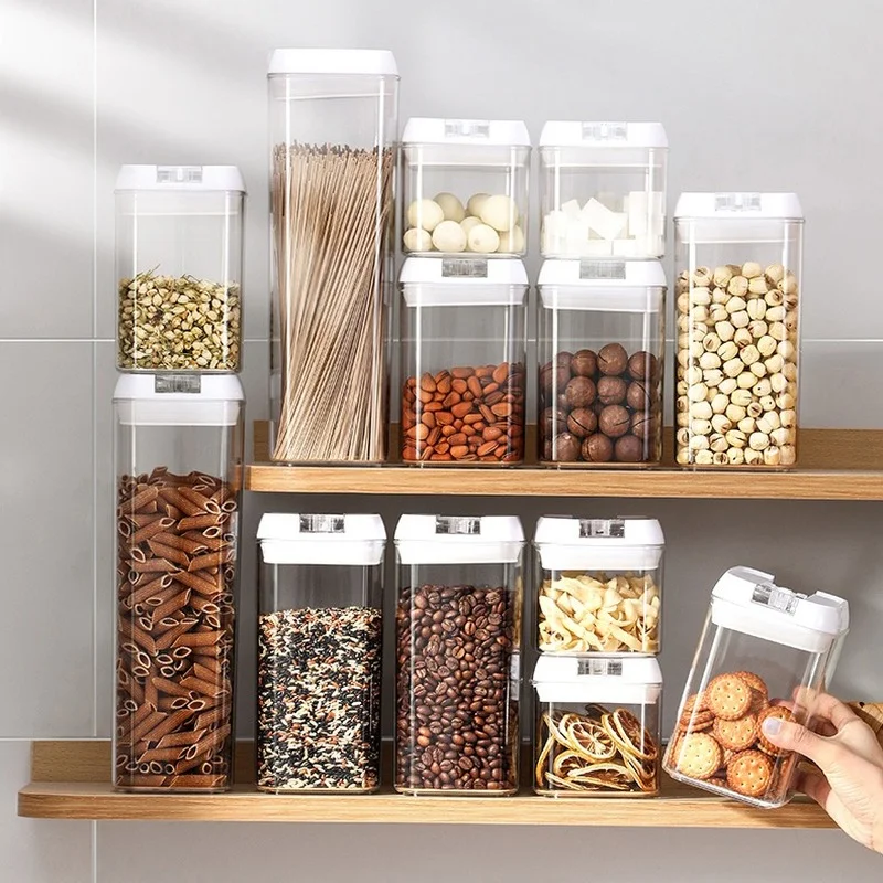 Large Capacity Sealing Dry Food Storage Box for Grain Flour Pasta Multifunctional Stackable Kitchen Fridge Cereal Rice Container
Large Capacity Sealing Dry Food Storage Box for Grain Flour Pasta Multifunctional Stackable Kitchen Fridge Cereal Rice Container