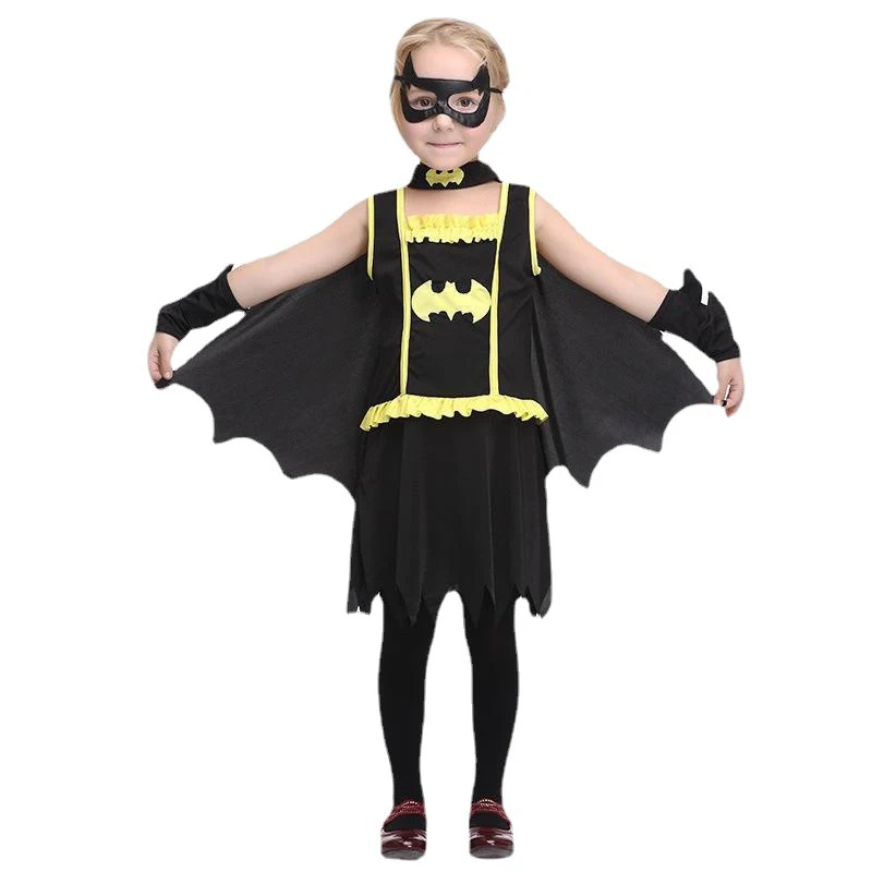 Halloween Children's Costume Cosplay Dress Princess Female Performance Boy Bat Cloak Vampire Performance Dress
Halloween Children's Costume Cosplay Dress Princess Female Performance Boy Bat Cloak Vampire Performance Dress