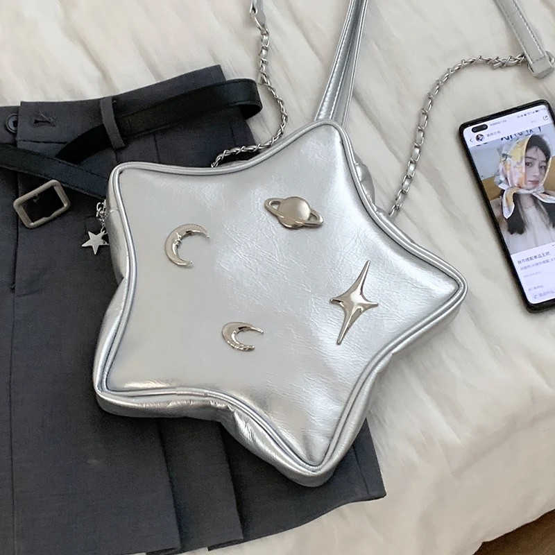 Fashion Solid Color Star Shape Ladies Backpack Sweet Planet Women's Small Shoulder Bag PU Leather Female Girls Tote Handbags
Fashion Solid Color Star Shape Ladies Backpack Sweet Planet Women's Small Shoulder Bag PU Leather Female Girls Tote Handbags